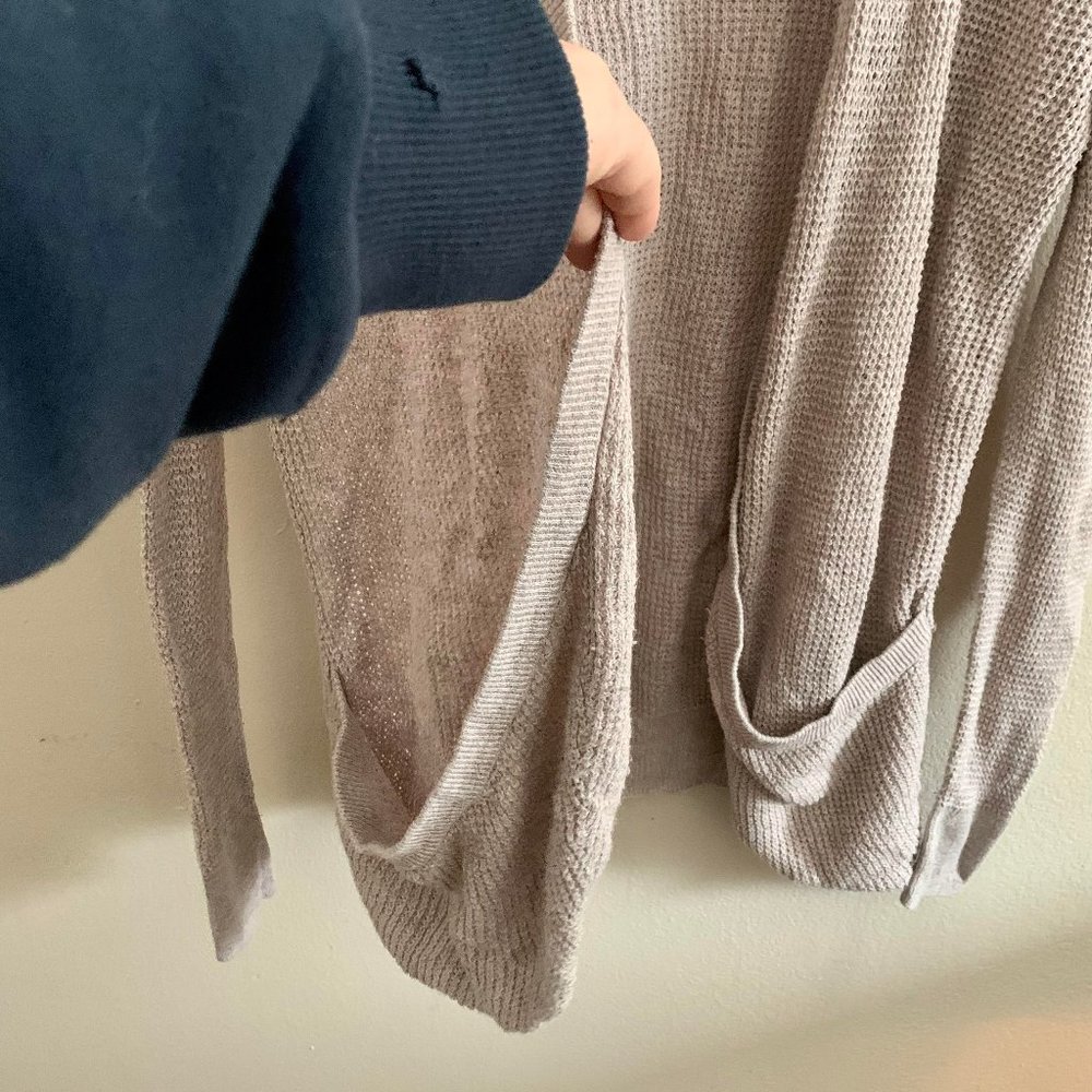 Vintage mauve cocoon cardigan - Picture 5 of 7